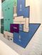 Tactile mnemonic diagram on brushed aluminum composite