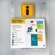 Stationary set (flowchart, tray marked &ldquo;Information&rdquo;)