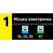 Інформаційні стенди та вивіски з крапковим шрифтом Брайля 400х300 мм TB-PVC-0024 фото
